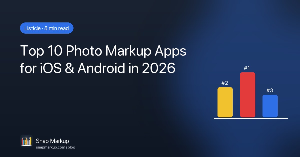 Top 10 photo markup apps 2026